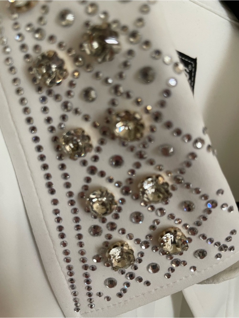 Men’s White Embellished Dress Shirt - Picture 8 of 12